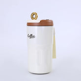 Coffee insulated stainless steel mug 500ml