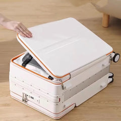 AB double sided ALUMINIUM frame smart luggage tokyo series - Medium