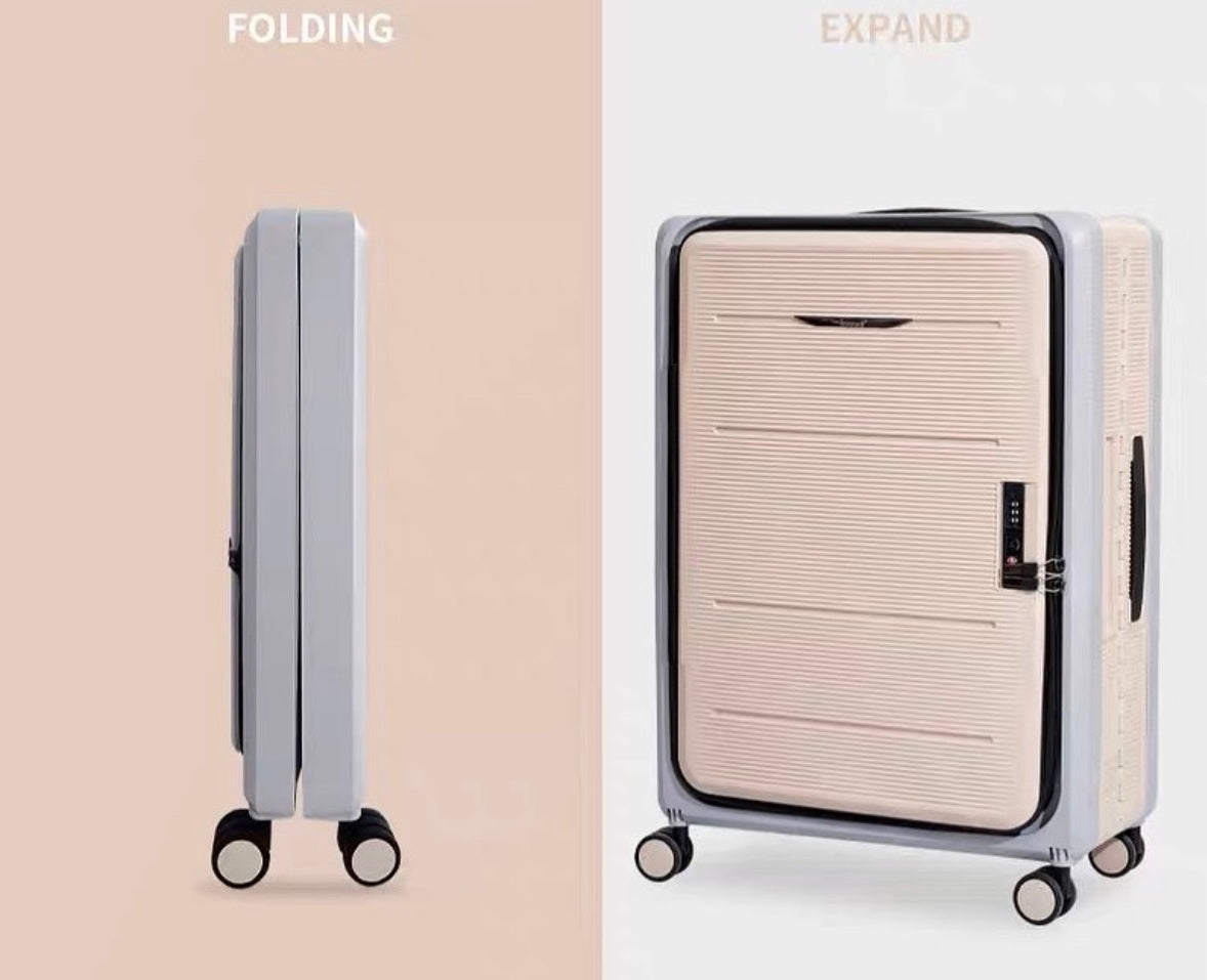 Bubule foldable compact luggage