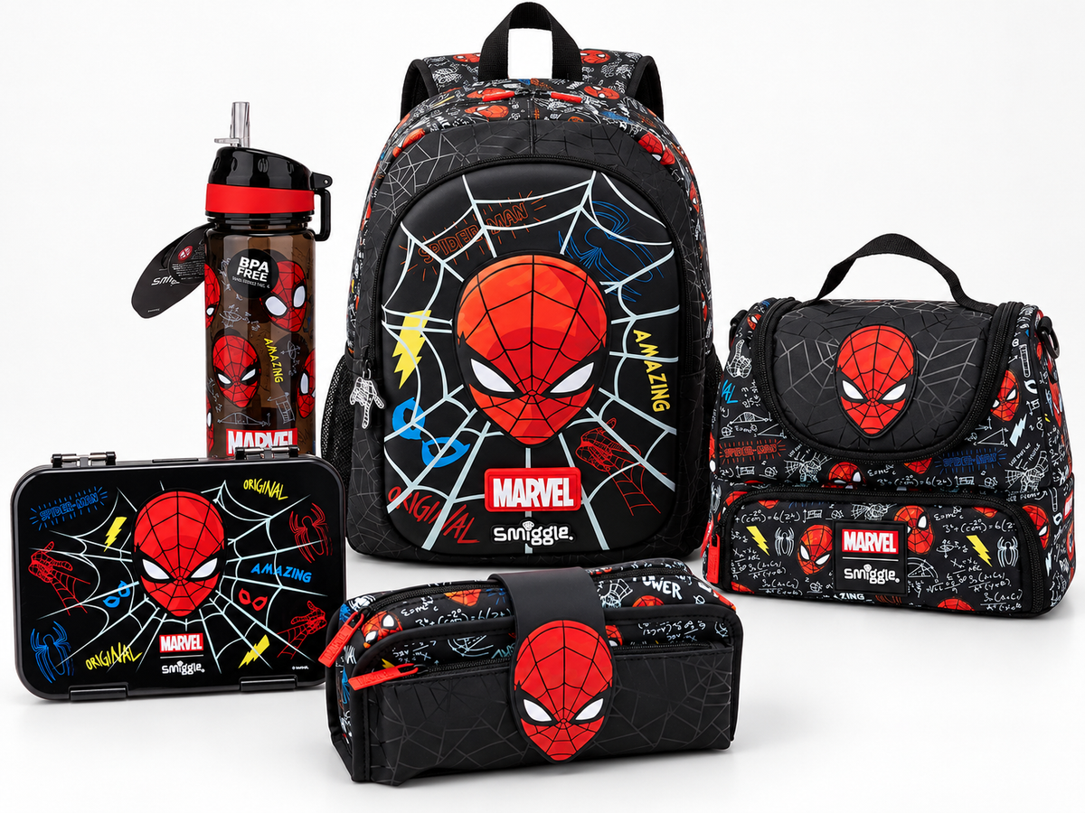 Smiggle Spiderman set