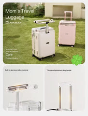 Mindel carry on luggage with kids seat