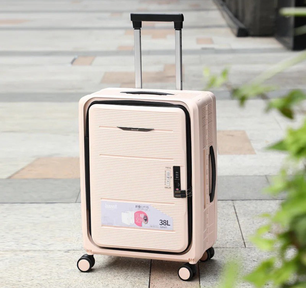 Bubule foldable compact luggage