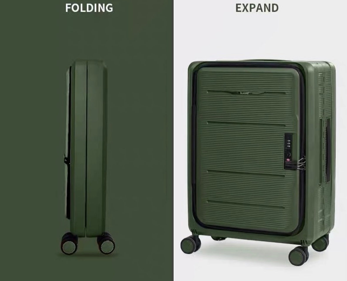 Bubule foldable compact luggage