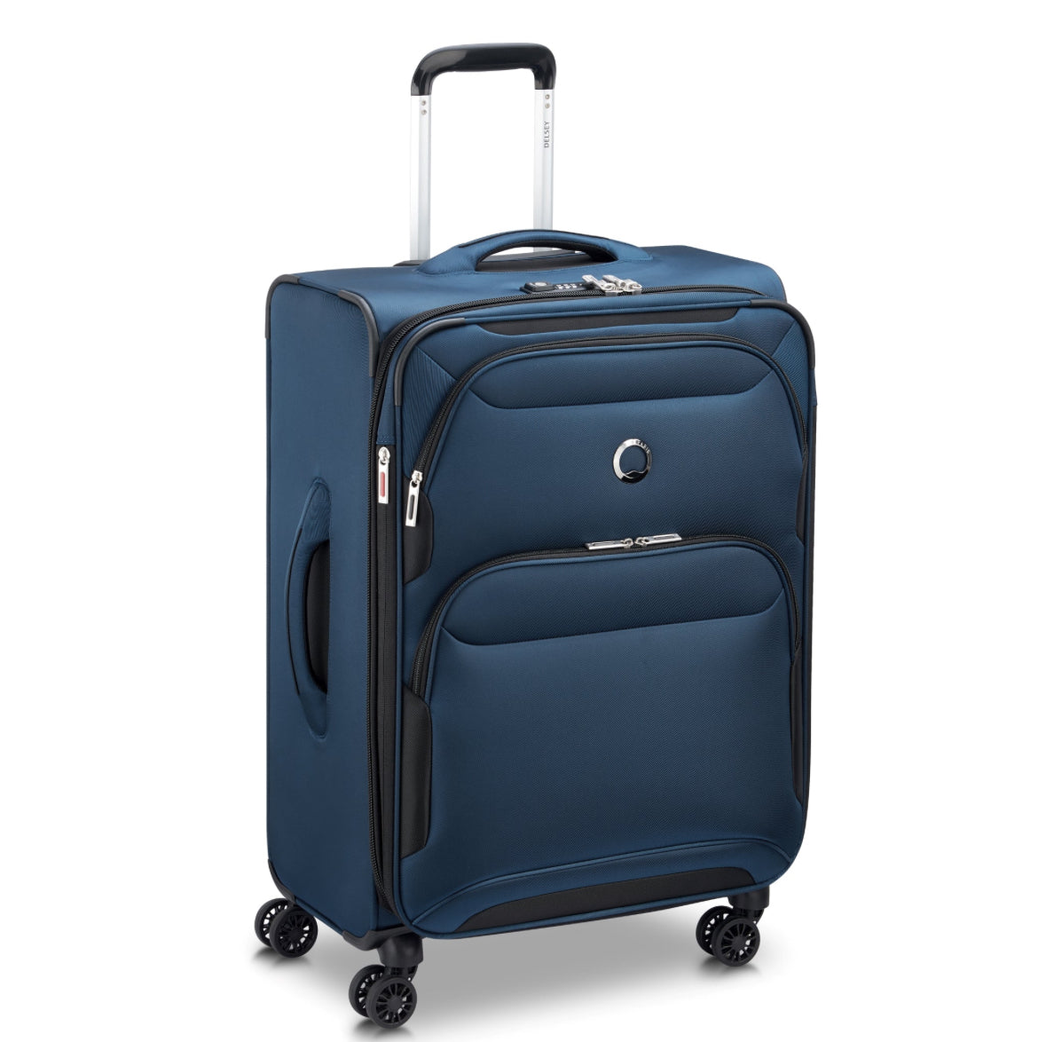 Blue Delsey Softside Spinner Luggage