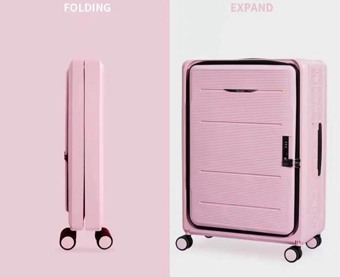 Bubule foldable compact luggage