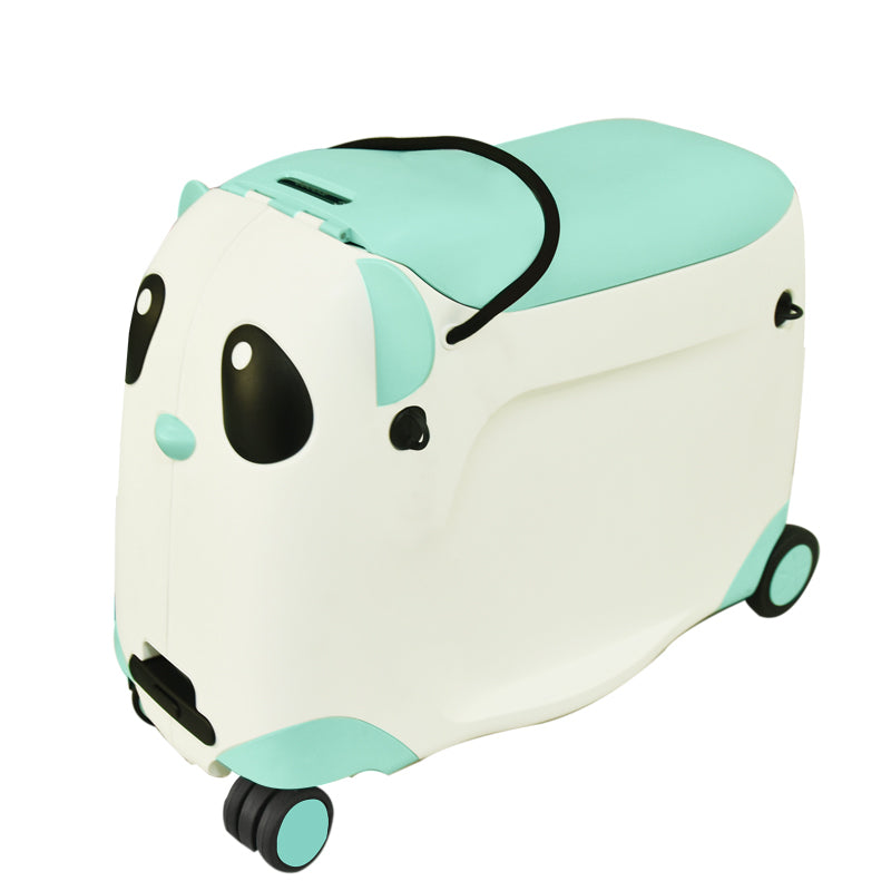 BUBULE Panda box Kids Trolley Hard Case Hand Luggage Ride on