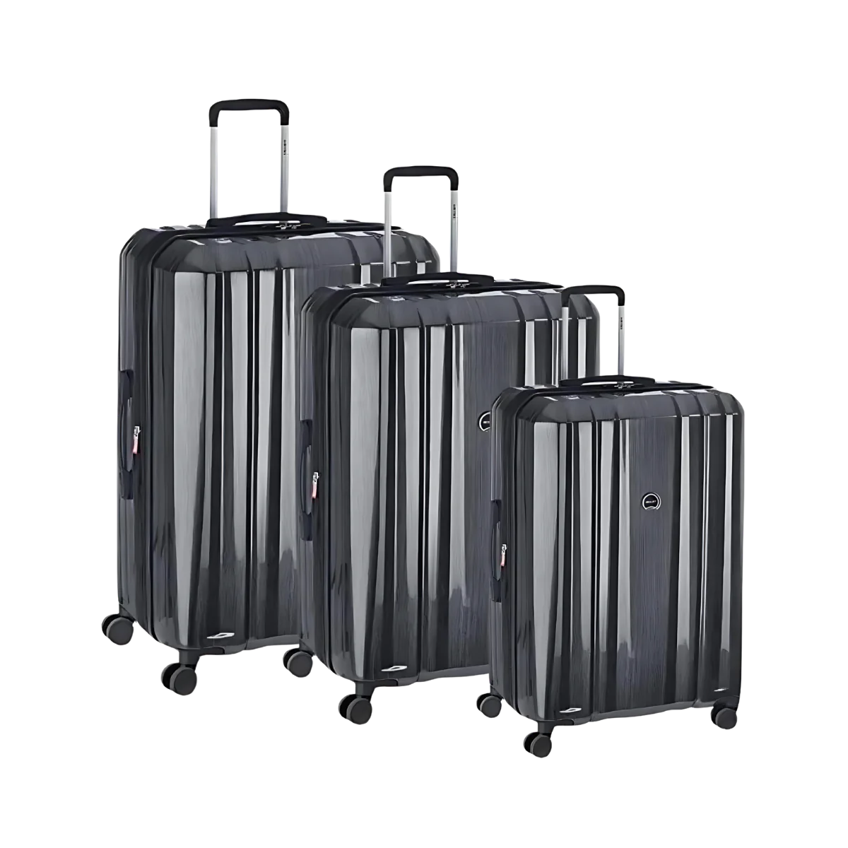 Delsey Devan SE 3-piece dark grey luggage set