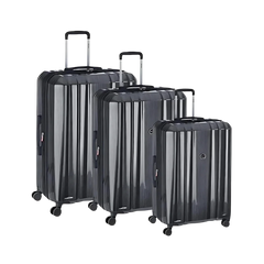 Delsey Devan SE 3-piece dark grey luggage set