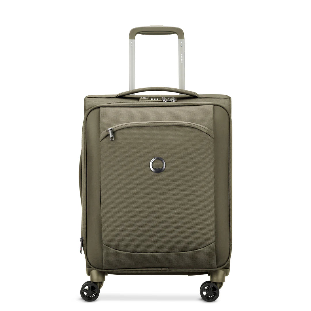 Delsey Montmartre Air 2.0 olive green softside luggage