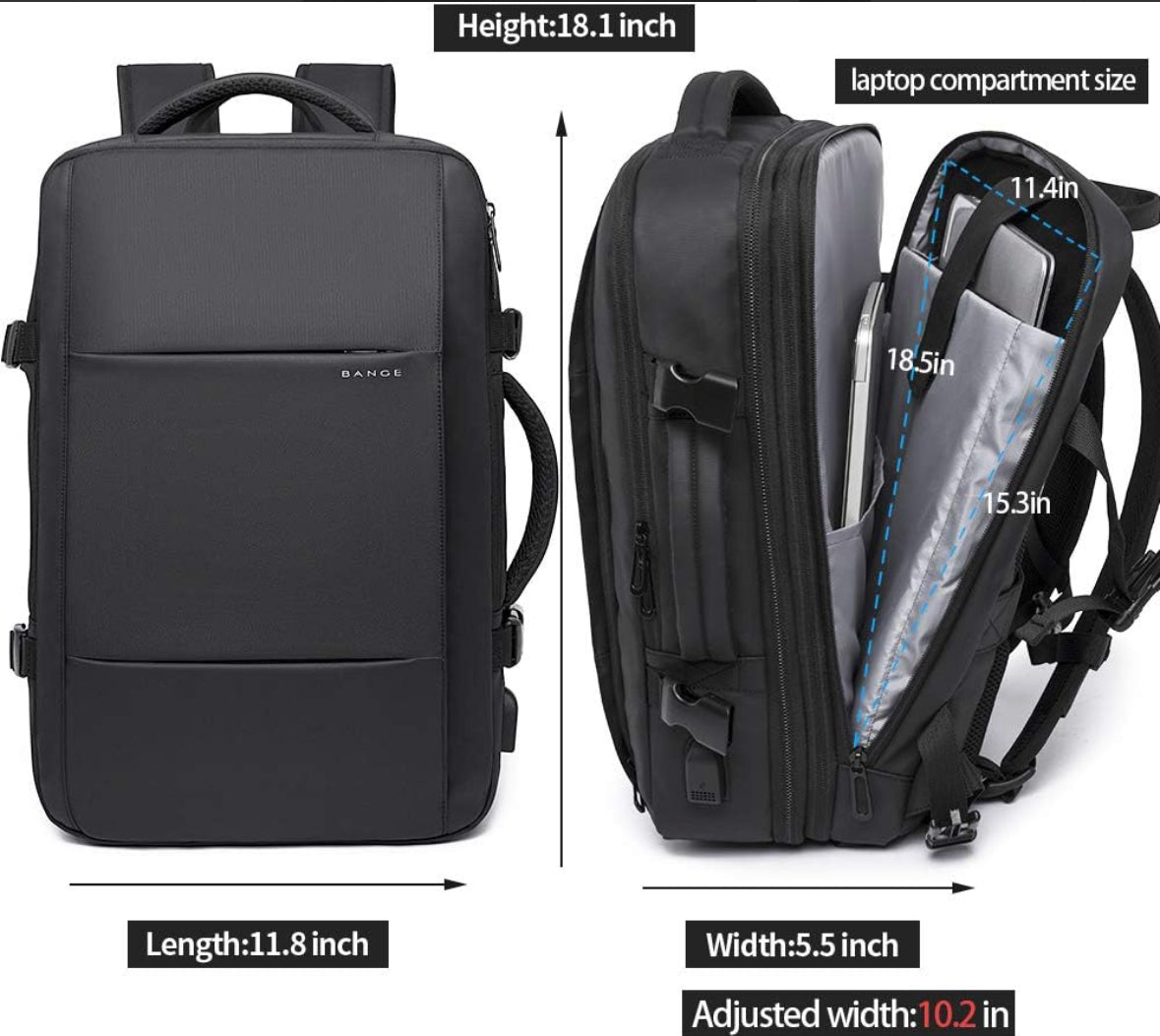 BANGE Airback Vacuum Backpack