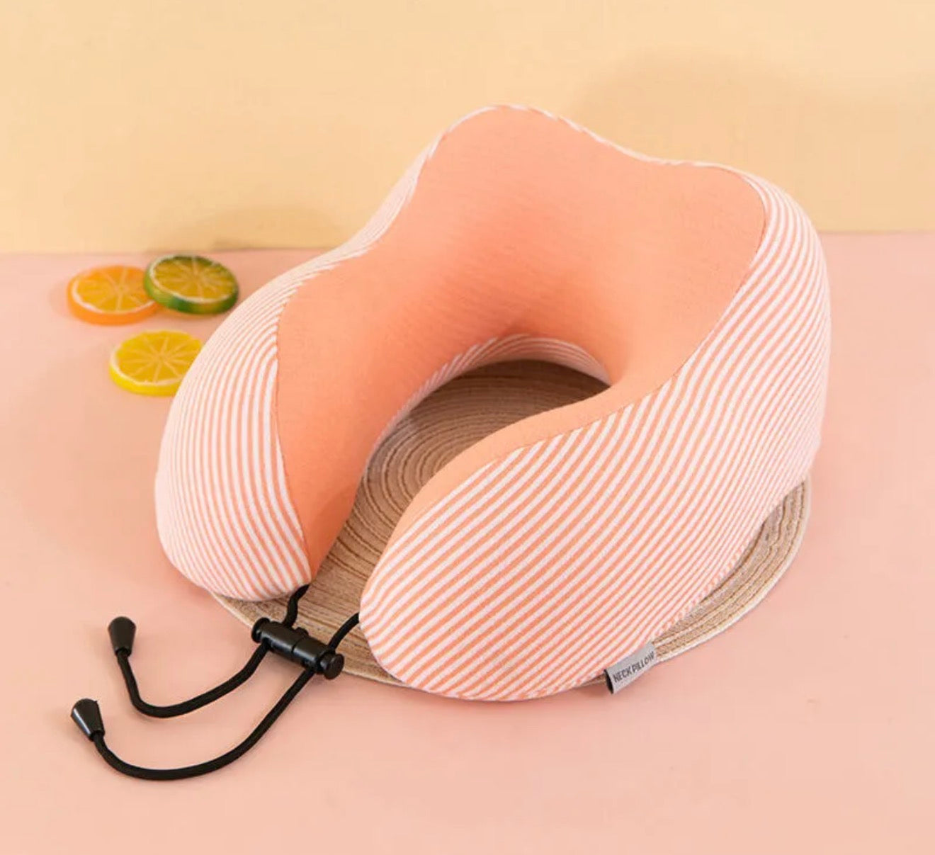 U shaped memory foam neck pillow
