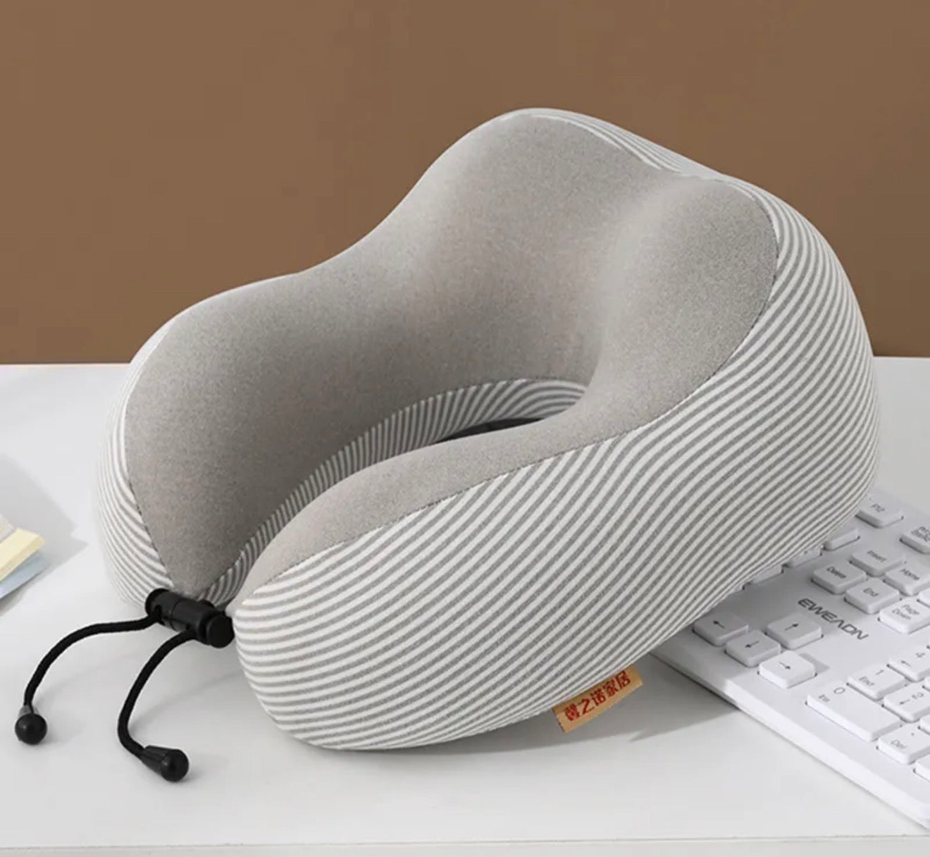 U shaped memory foam neck pillow