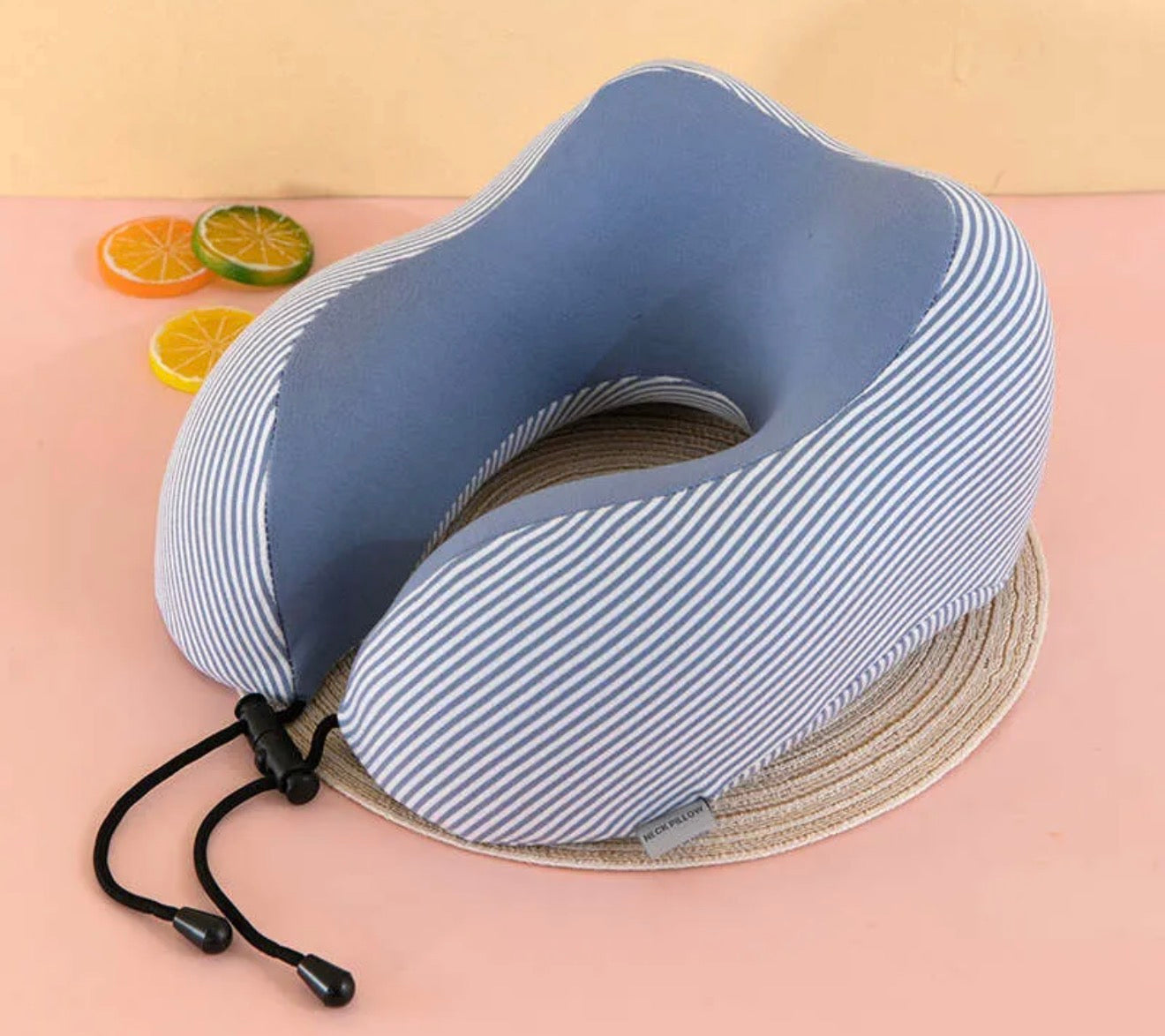 U shaped memory foam neck pillow