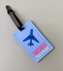 World traveler name tag