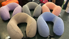 U shaped memory foam neck pillow