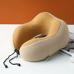 U shaped memory foam neck pillow