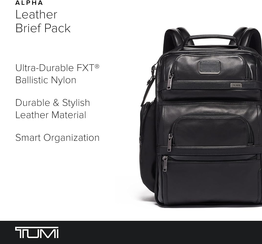 Tumi Alpha Brief pack - Leather