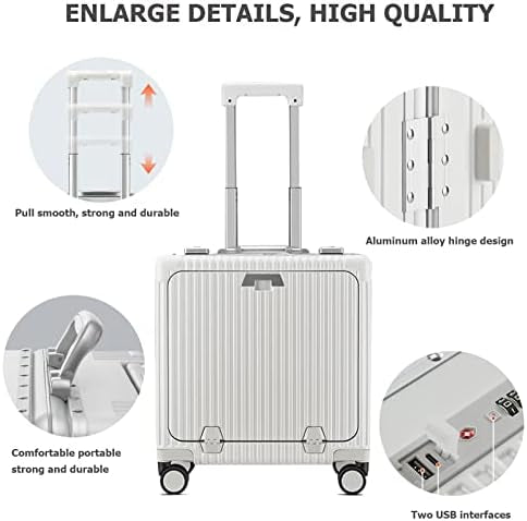 ALUMINIUM FRAME 4w hardside smart luggage