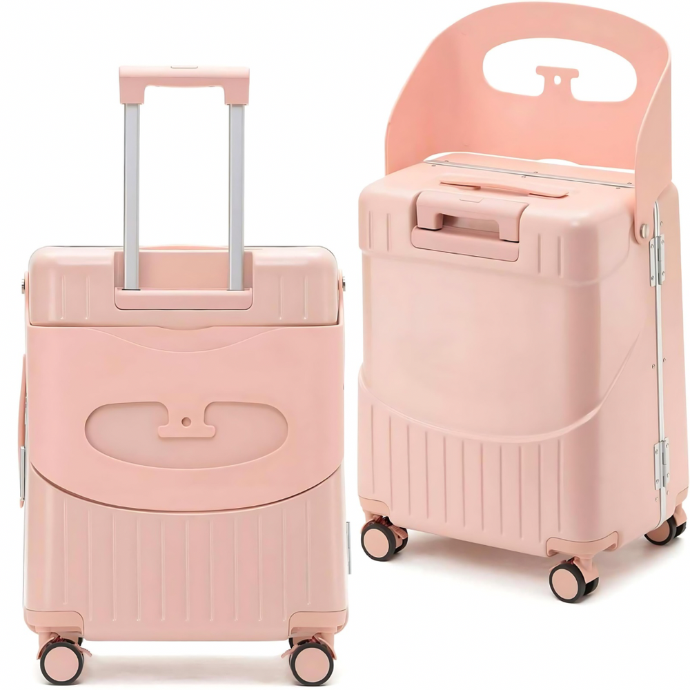 Multifunctional carry on Luggage with kids ride on