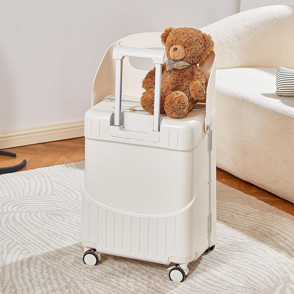 Multifunctional carry on Luggage with kids ride on