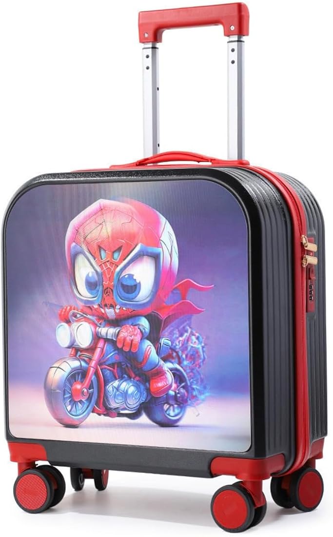 Kids 3D picture trolley bag