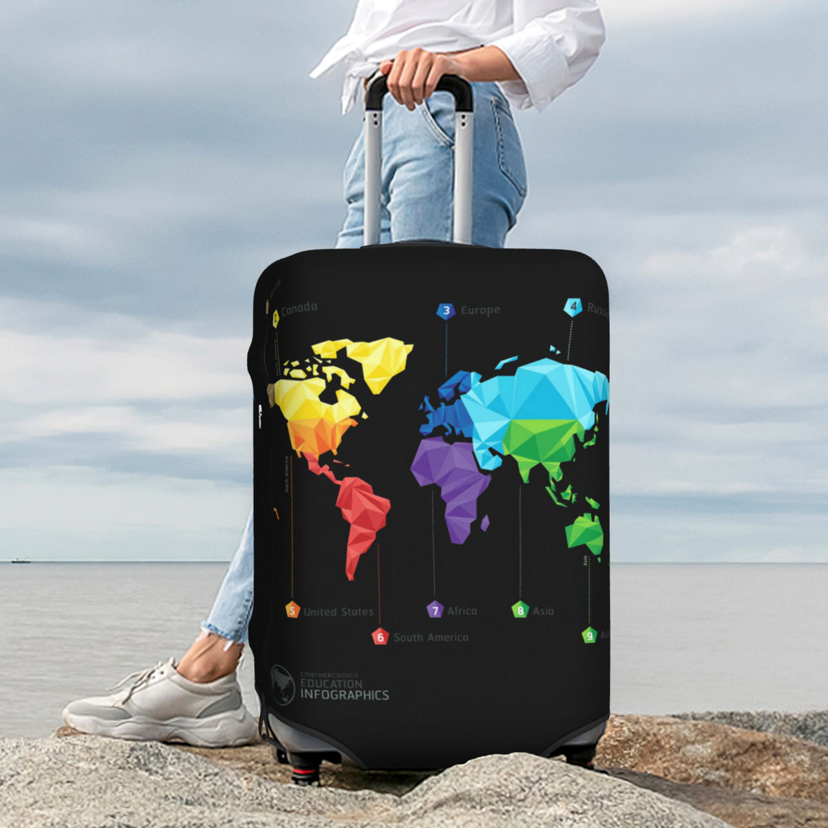 Stretch-Fit Luggage cover