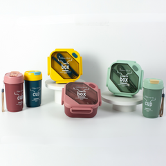 Lunch box & Water bottle 500ml set