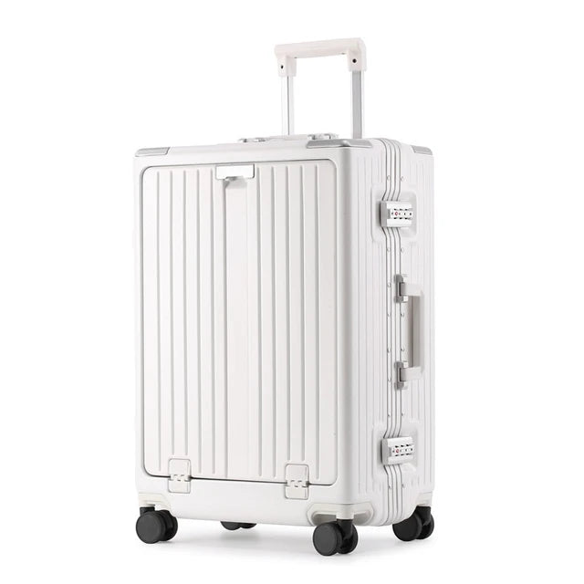 ALUMINIUM FRAME 4w hardside smart luggage Branded Luggage .pk