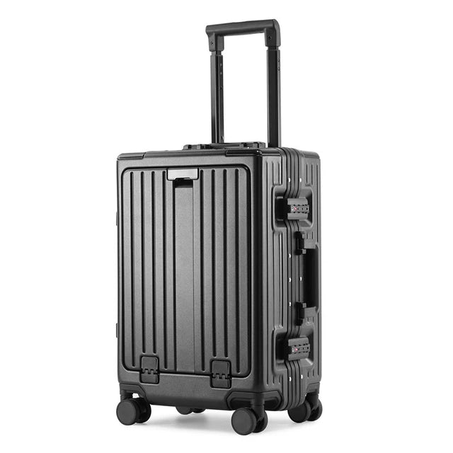 ALUMINIUM FRAME 4w hardside smart luggage