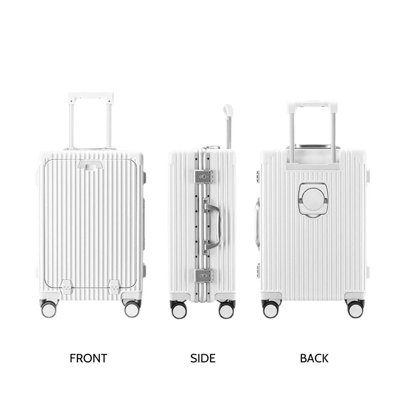 ALUMINIUM FRAME 4w hardside smart luggage