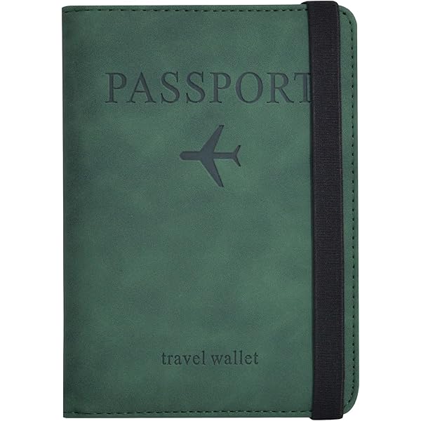 Passport protective leather case