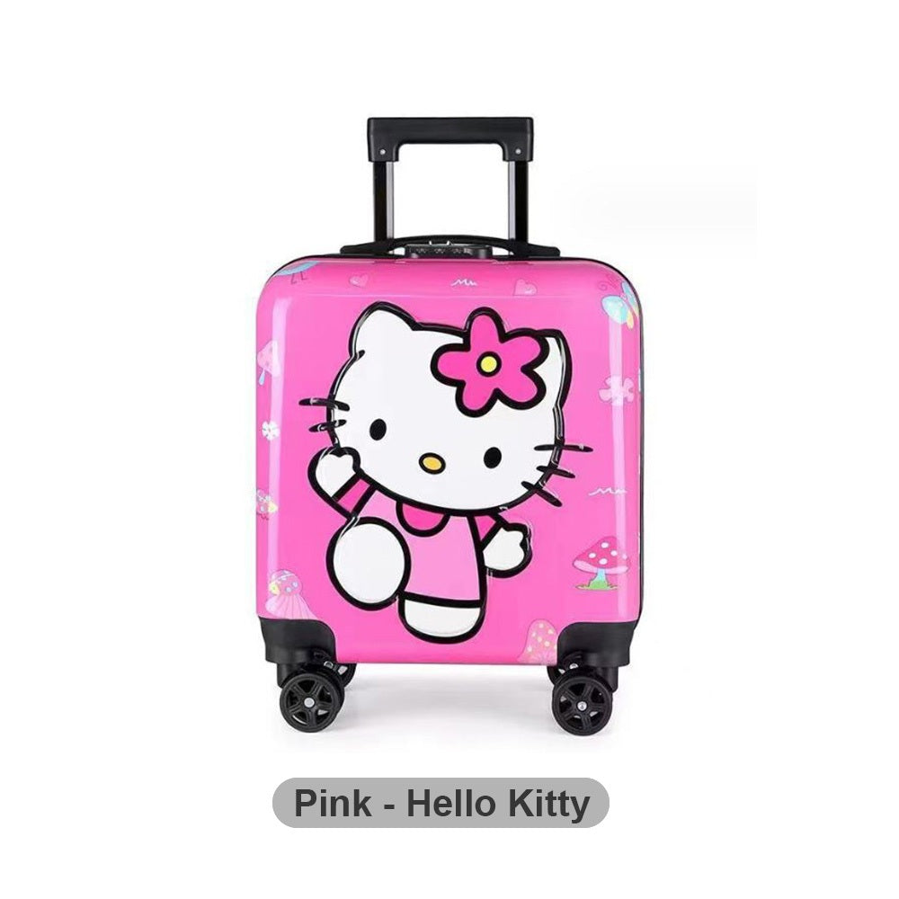 Trinity 20 inch character bag for kids with trolley