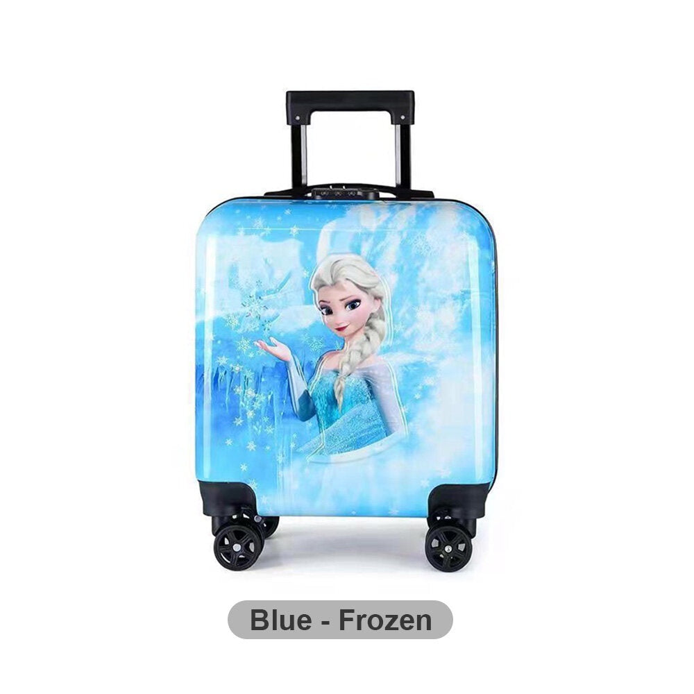 Trinity 20 inch character bag for kids with trolley